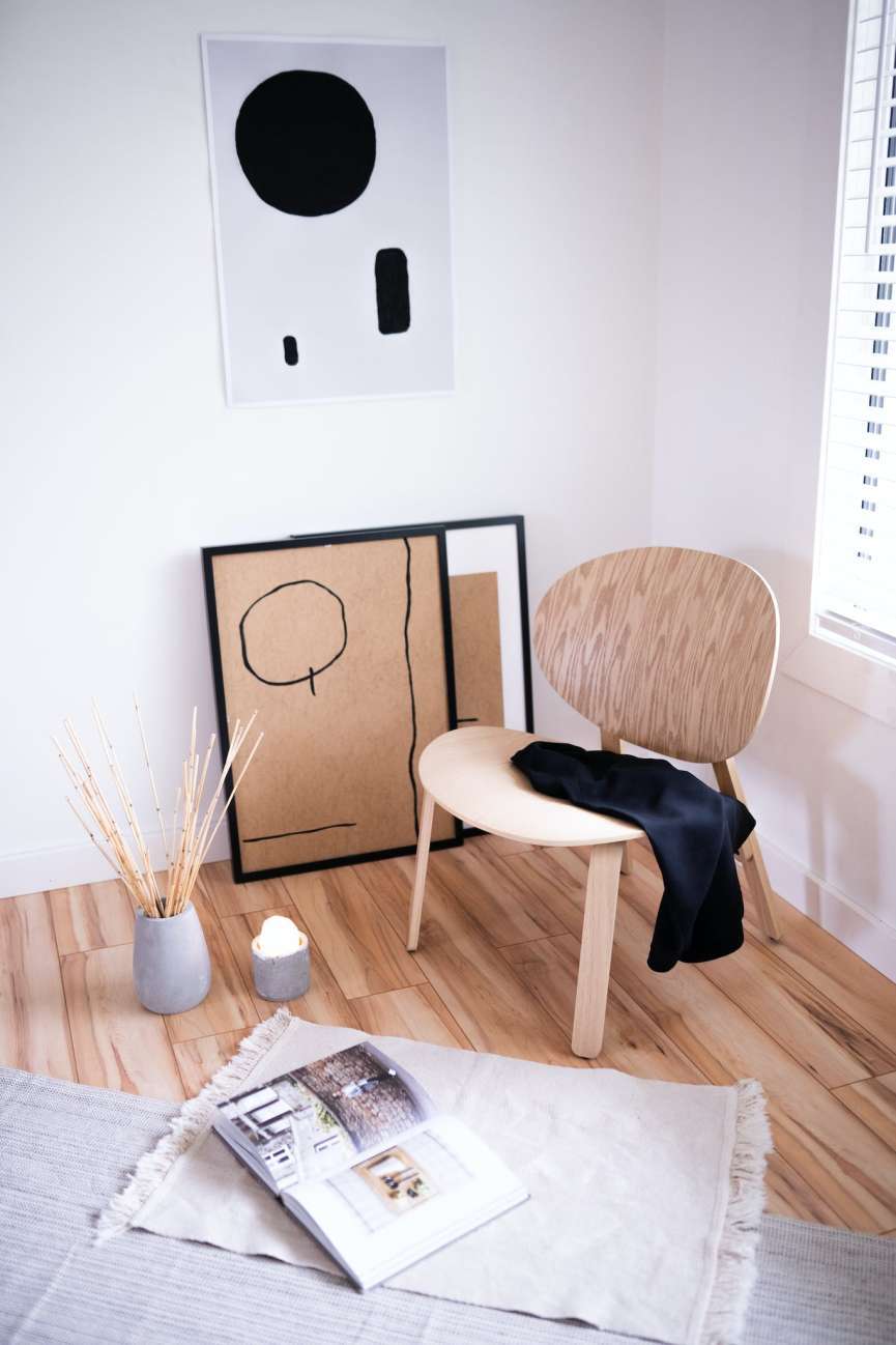 Minimalistische inrichting