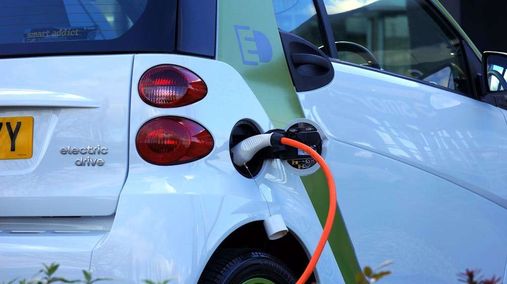 Charging electric car