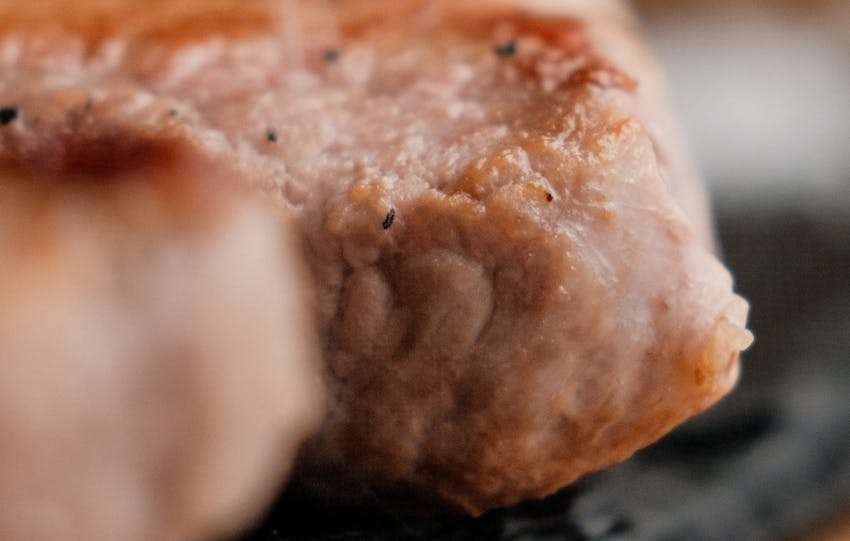 vlees op perfecte temperatuur